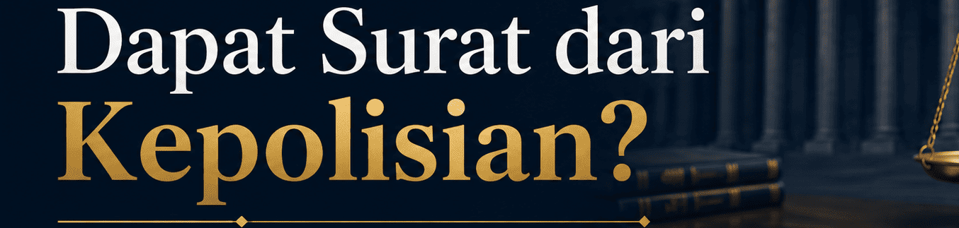Dapat Surat dari Kepolisian_