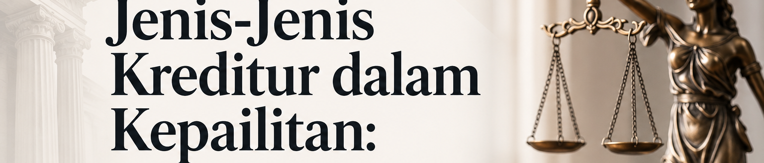 Jenis-Jenis Kreditur dalam Kepailitan